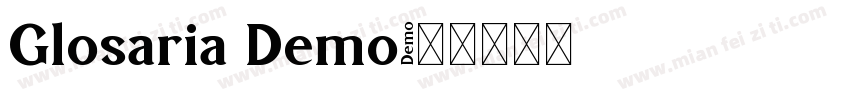 Glosaria Demo字体转换
